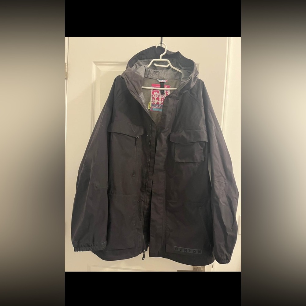 Burton Men’s XL Dry Ride Black Snowboarding Jacket